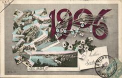 CPA Fantaisie Annee 1906 Cote d'Azur 
