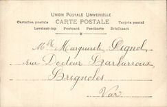 Vintage Postcard Fantasy Day Woman Monday