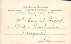 Vintage Postcard Fantasy Day Woman Tuesday