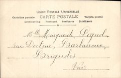 Vintage Postcard Fantasy Day Woman Thursday