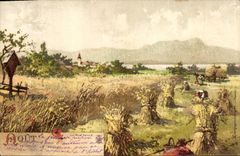 Vintage Postcard Fantasy Month August