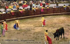 Postal Corrida Corrida de toros Senalanda el estocada