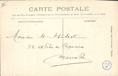 Vintage Postcard Warship Republic Cruiser Armours 1st class