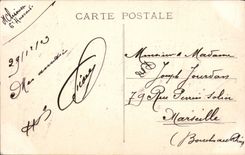 Vintage Postcard Warship Cherbourg the arsenal the Shark