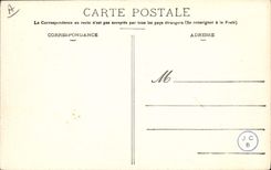 CPA Bateau de Guerre La Republique Cuirasse d'escadre 