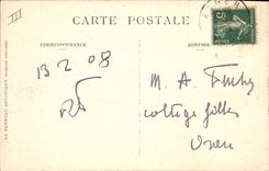 CPA Bateau de Guerre Cuirasse Republique 