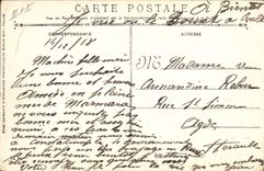 CPA Bateau de Guerre Ernest Renan Croiseur Cuirasse 