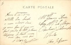 CPA Bateau de Guerre Republique Cuirasse d'escadre 