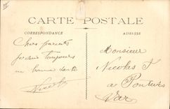 CPA Bateau de Guerre Republique Cuirasse d'escadre 