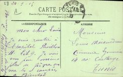 CPA Bateau de Guerre Republique Croiseur Cuirasse de 1ere classe 