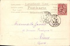 Vintage Postcard Fantasy Woman Fruit