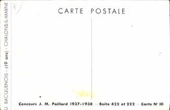 Vintage Postcard Fantasy Illustrator J Bacquenois Trawl-nets on the Marne