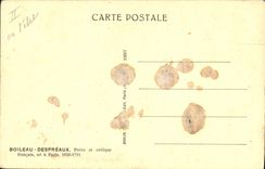 Vintage Postcard Boileau Despreaux 1636 1711