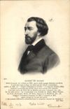 Vintage Postcard Alfred de Musset