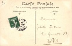 Vintage Postcard Alfred de Musset