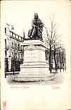 Vintage Postcard Turns Monument of Balzac