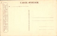 Vintage Postcard Labruyere portrait by Largilliere Castle of Mouchy