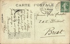 Vintage Postcard Diderot Philosophizes