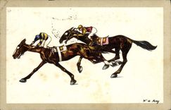 CPA Equitation Hippisme Cheval 