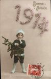 Vintage Postcard Fantasy Year 1914 Child