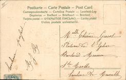 CPA Fantaisie Annee 1906 Fleurs 