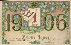 CPA Fantaisie Annee 1906 