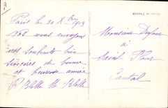 CPA Fantaisie Annee 1914 Femme 