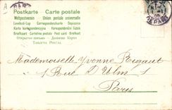 CPA Fantaisie Annee 1905 Ange Enfant Fleurs 