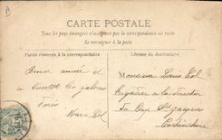 CPA Fantaisie Annee 1906 Femmes Fleurs 