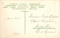 CPA Fantaisie Annee 1906 Fleurs Trefles 