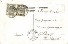 CPA Fantaisie Annee 1907 Fleurs 