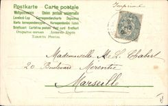 Vintage Postcard Fantasy Year 1905 Child Flowers