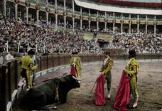 CPA Corrida Course de Taureaux La puntilla 