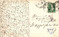 CPA Corrida Course de Taureaux Muerte del toro 