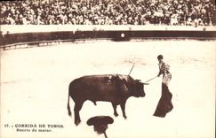 CPA Corrida Course de Taureaux Suerte de matar 