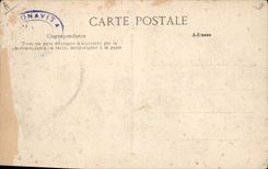 CPA Bateau de Guerre Republique Cuirasse d'escadre