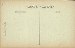 CPA Bateau de Guerre Republique Cuirasse d'escadre