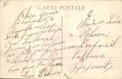 CPA Bateau de Guerre Republique Cuirasse de 1er rang