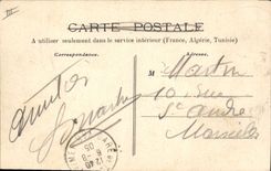 CPA Bateau de Guerre Le Saint Louis Cuirasse d'escadre