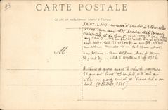 Vintage Postcard Warship armours It the Holy louis