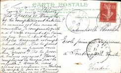 CPA Bateau de Guerre Le Suffren Cuirasse de 1ere classe