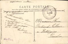 CPA Bateau de Guerre Saint Louis Cuirasse a tourelles