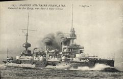 Vintage Postcard Warship Suffren Cuirasse 1st going rank has any speed