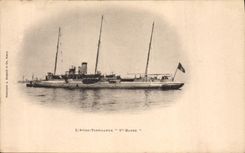 Vintage Postcard Warship the sloop destroyer co. Beard