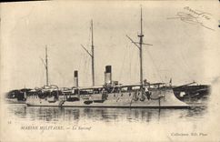 CPA Bateau de Guerre Surcouf