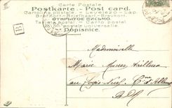 Vintage Postcard Fantasy Flowers Poisson April 1st Clover