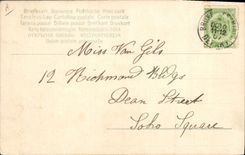 Vintage Postcard Fantasy Children Celine