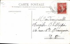 Vintage Postcard Fantasy Woman It sinned (chart toilee)