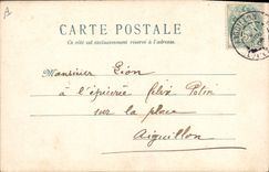 Vintage Postcard Fantasy Man Hangover