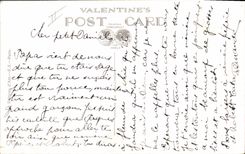 Vintage Postcard Fantasy Children Cat Dog